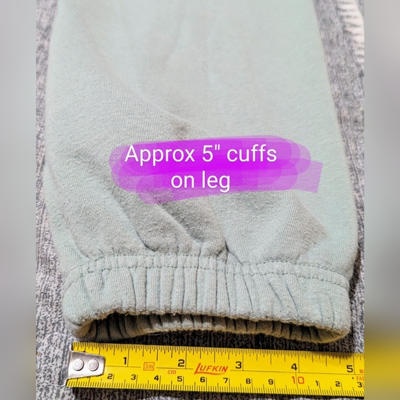 🎉Ardene size Large, GUC vintage, mint colour sweat pants - Picture 8 of 10